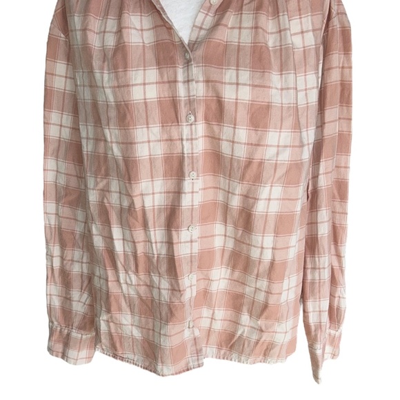 Madewell Central Long Sleeve Button Down Shirt in Danville Plaid - L - Picture 6 of 12